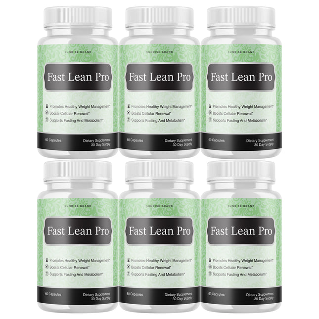 Fast Lean Pro Capsules - Fast Lean Pro Dietary Supplement - 6 Pack