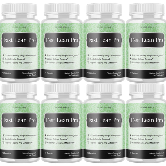 Fast Lean Pro Capsules - Fast Lean Pro Dietary Supplement - 8 Pack
