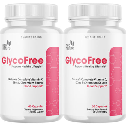 Glycofree Glycogen Blood Vessel Cleaner - Promotes Healthy Vessels - 2 Pack