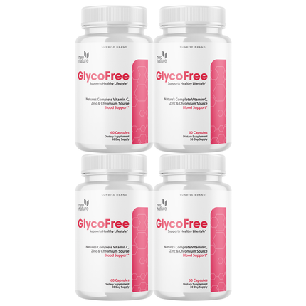 Glycofree Glycogen Blood Vessel Cleaner - Promotes Healthy Vessels - 4 Pack