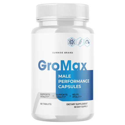 Gro Max Male Performance Capsules 30 Day Supply - 60 Tablets