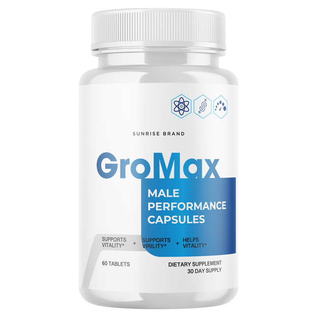 Gro Max Male Performance Capsules 30 Day Supply - 60 Tablets
