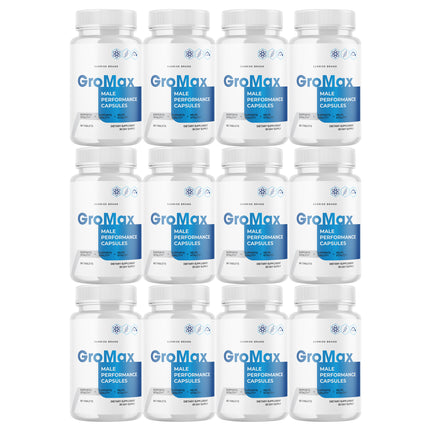 Gro Max Male Performance Capsules - 12 Pack