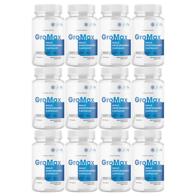 Gro Max Male Performance Capsules - 12 Pack