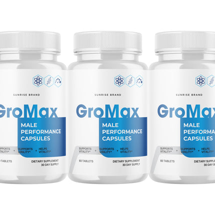 Gro Max Male Performance Capsules - 3 Pack