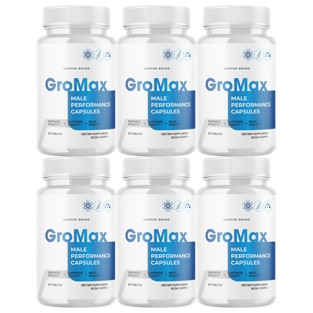 Gro Max Male Performance Capsules - 6 Pack
