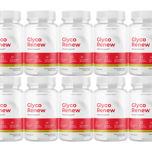Glyco Renew Advanced Blood Support Pills for Healthy Blood Sugar Levels - 10 Pack