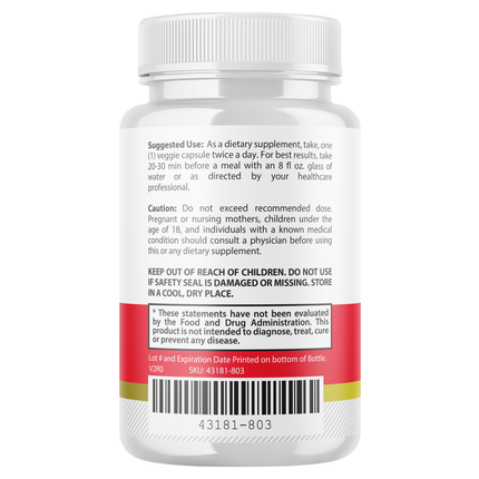 Glyco Renew Advanced Blood Support Pills for Healthy Blood Sugar Levels - 60 Caps