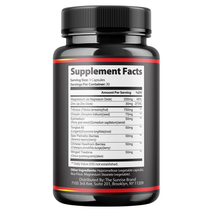 Iron Pump Male Capsules - Promote Blood Flow Muscle Function - 8 Pack