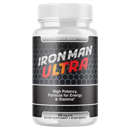 IronMan Ultra Advanced Male Health Pills, Boost Stamina and Performance - 60 Tabs