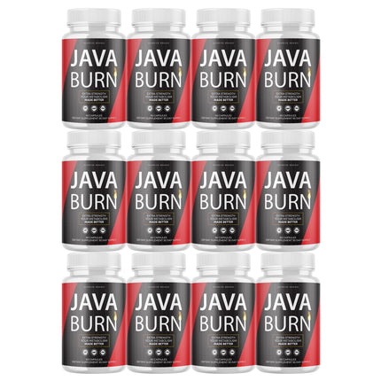 Java Burn Powerful Formula, Java Burn Now in Pills, Maximum Strength - 12 Pack