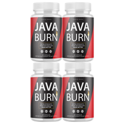 Java Burn Powerful Formula, Java Burn Now in Pills, Maximum Strength - 4 Pack