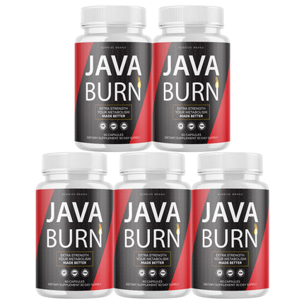Java Burn Powerful Formula, Java Burn Now in Pills, Maximum Strength - 5 Pack