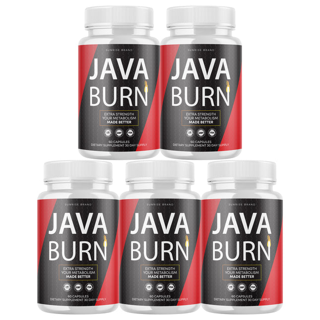 Java Burn Powerful Formula, Java Burn Now in Pills, Maximum Strength - 5 Pack