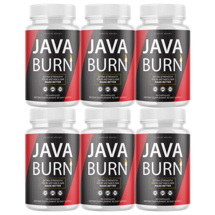 Java Burn Powerful Formula, Java Burn Now in Pills, Maximum Strength - 6 Pack
