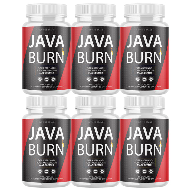 Java Burn Powerful Formula, Java Burn Now in Pills, Maximum Strength - 6 Pack