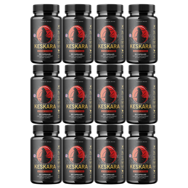 Keskara Male Health Pills to Boost Vitality and Overall Performance - 12 Pack