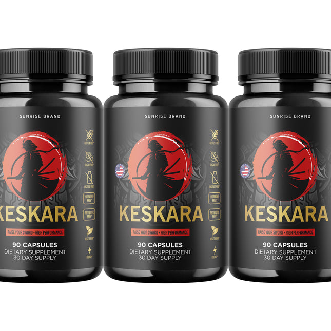 Keskara Male Health Pills to Boost Vitality and Overall Performance - 3 Pack