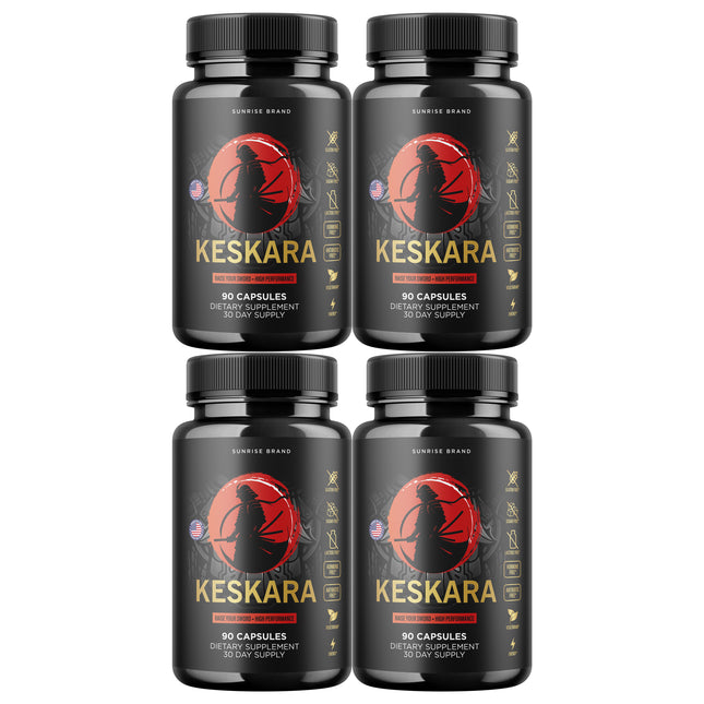 Keskara Male Health Pills to Boost Vitality and Overall Performance - 4 Pack