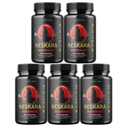 Keskara Male Health Pills to Boost Vitality and Overall Performance - 5 Pack