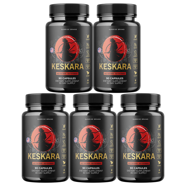 Keskara Male Health Pills to Boost Vitality and Overall Performance - 5 Pack
