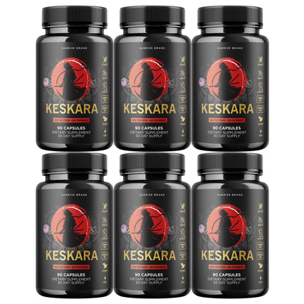 Keskara Male Health Pills to Boost Vitality and Overall Performance - 6 Pack