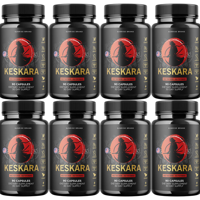 Keskara Male Health Pills to Boost Vitality and Overall Performance - 8 Pack
