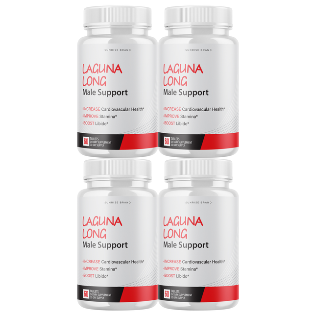 Laguna Long Pills - Male Vitality Support Supplement - 4 Pack