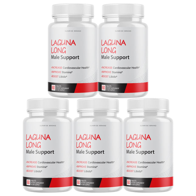 Laguna Long Pills - Male Vitality Support Supplement - 5 Pack