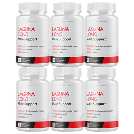 Laguna Long Pills - Male Vitality Support Supplement - 6 Pack