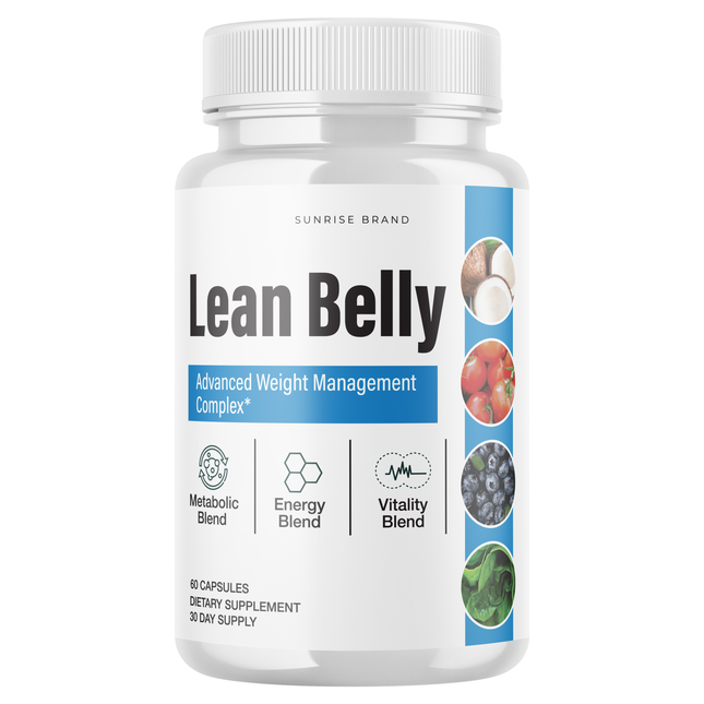 Lean Belly Weight Loss, Appetite Control Supplement - 60 Capsules