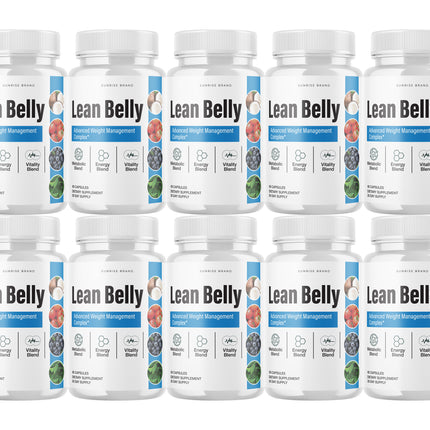 Lean Belly Weight Loss, Appetite Control Supplement - 10 Pack