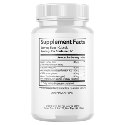 Lean Belly Weight Loss, Appetite Control Supplement - 5 Pack