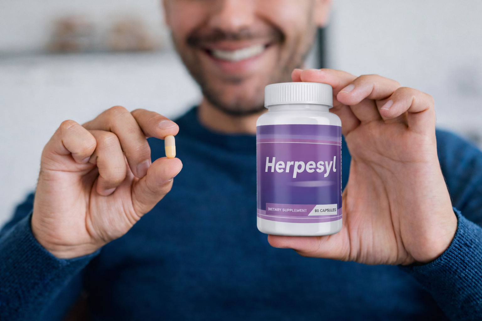 Herpesyl Stop The Spread Heal From The Outside In 60 Cap