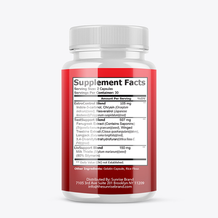 Male Support Capsules - Men's Health Supplement - 2 Pack