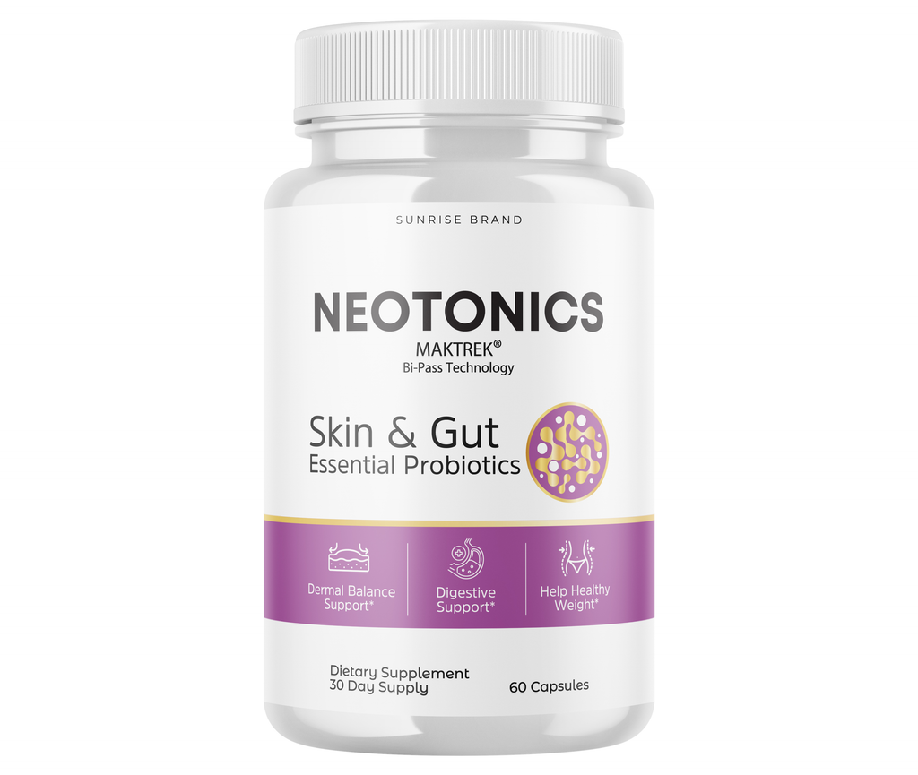 Neotonics, Neotonics Skin & Gut, Neotonics Probiotics - 60 Capsules