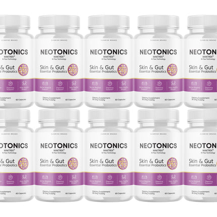 Neotonics, Neotonics Skin & Gut, Neotonics Probiotics - 10 Pack
