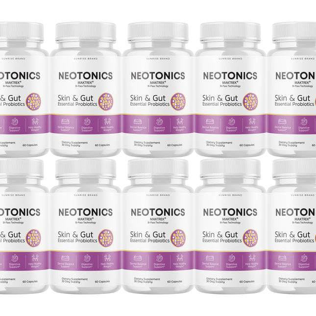 Neotonics, Neotonics Skin & Gut, Neotonics Probiotics - 10 Pack