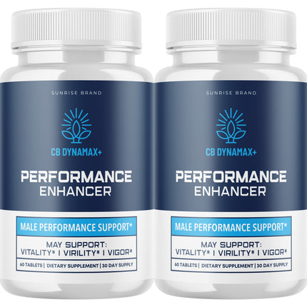 CB Dynamax+ Male Health Pills for Lasting Performance and Endurance - 2 Pack