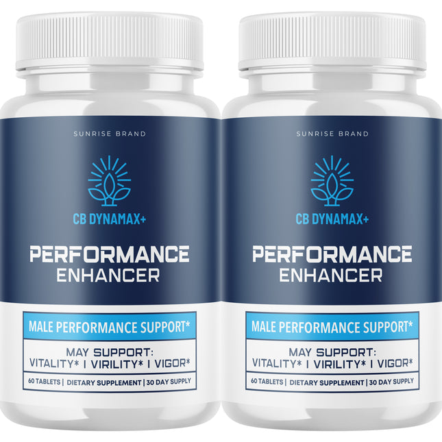 CB Dynamax+ Male Health Pills for Lasting Performance and Endurance - 2 Pack