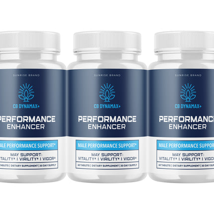 CB Dynamax+ Male Health Pills for Lasting Performance and Endurance - 3 Pack