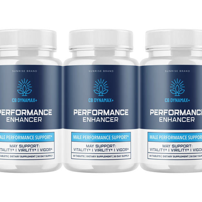 CB Dynamax+ Male Health Pills for Lasting Performance and Endurance - 3 Pack