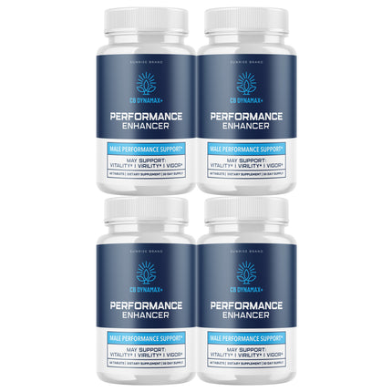 CB Dynamax+ Male Health Pills for Lasting Performance and Endurance - 4 Pack