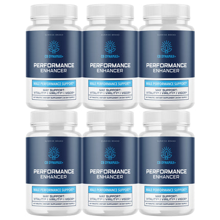CB Dynamax+ Male Health Pills for Lasting Performance and Endurance - 6 Pack