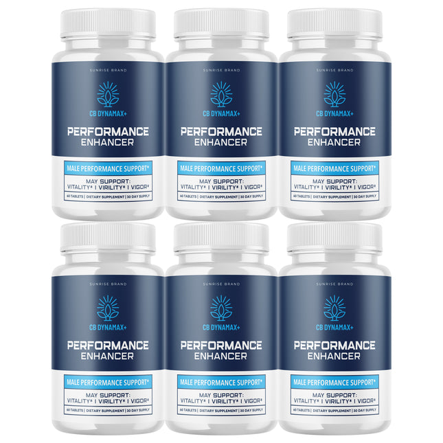 CB Dynamax+ Male Health Pills for Lasting Performance and Endurance - 6 Pack