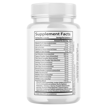 Prosta Vive Supplements for Men - Enhanced Wellness and Vitality - 12 Pack