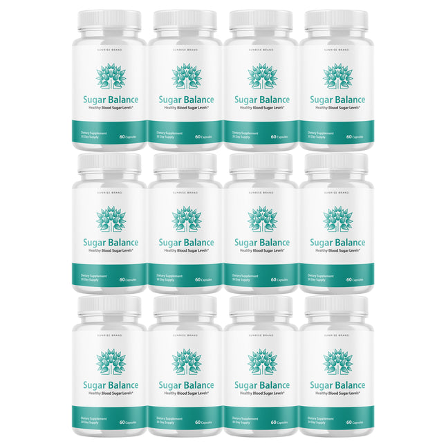 Sugar Balance Capsules, Blood Sugar Balance Blood Sugar Support - 12 Packs