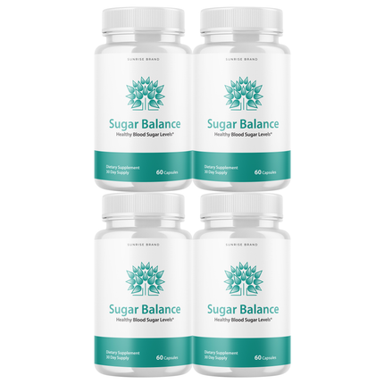 Sugar Balance Capsules, Blood Sugar Balance Blood Sugar Support - 4 Packs