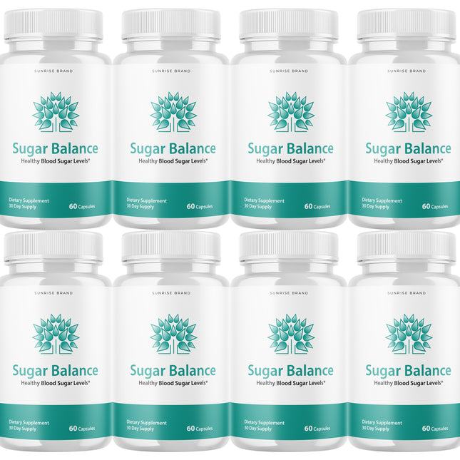 Sugar Balance Capsules, Blood Sugar Balance Blood Sugar Support - 8 Packs
