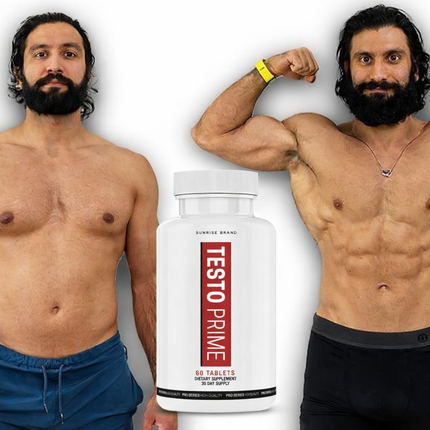 Testo Prime Tablets Extra Strength Formula Supplement - 6 Pack